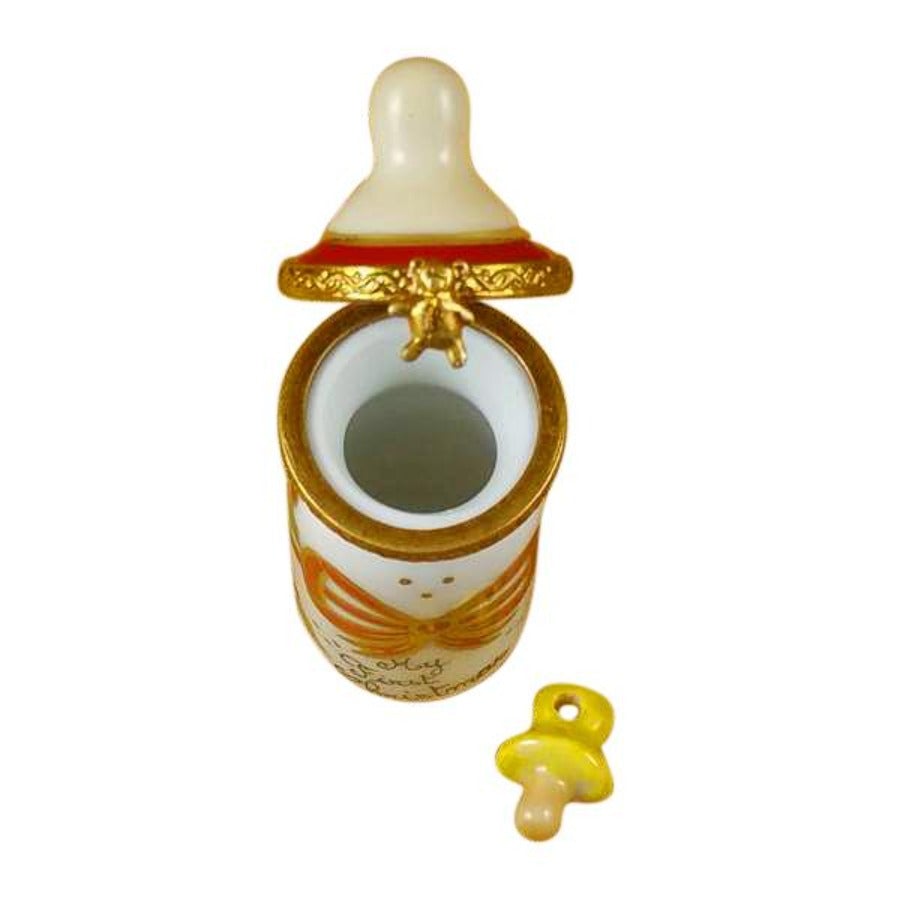 'My First Christmas' Baby Bottle with Pacifier Limoges