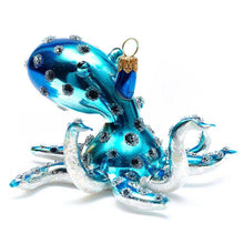 Blue Octopus Ornament