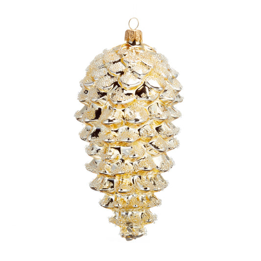 Frosted Pine Cone Ornament