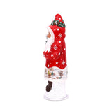 Santa in Red & White Winter Coat