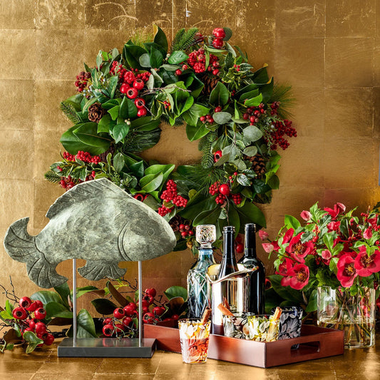 Holiday Berry & Hellebores Arrangement