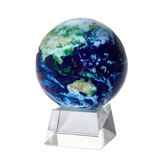 Earth with Clouds Rotating Globe