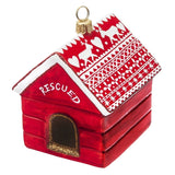 Rescued Dog House Ornament