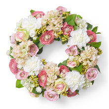 Verdant Roses Wreath