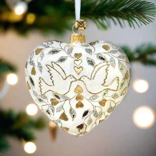 Golden Heart Ornament