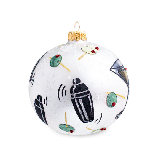 Shaken Cocktail Ball Ornament