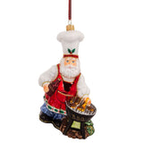 Barbeque Santa Ornament
