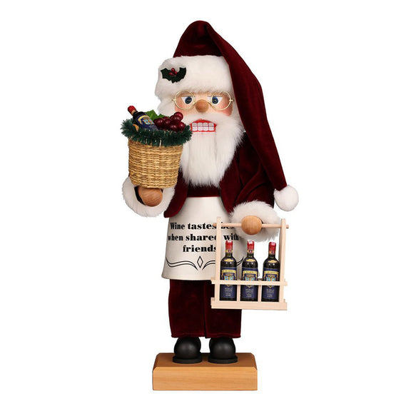 Christian Ulbricht Wine Santa Nutcracker