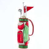 Golf Bag with Clubs Ornament