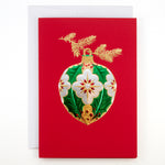 Paula Skene Holly Ornament Holiday Cards, Set of 8