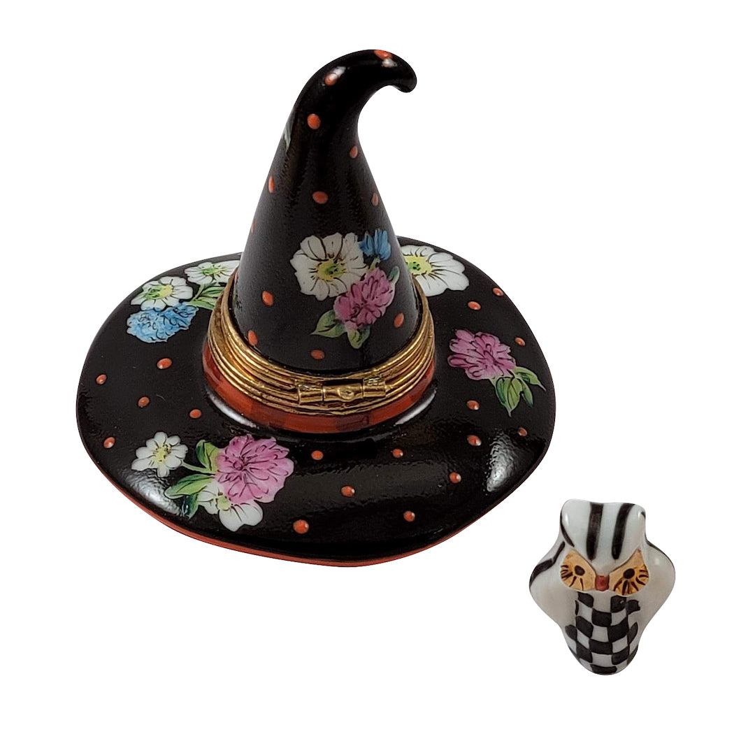 Floral Witch's Hat Limoges