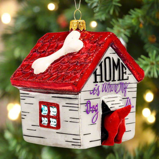 'Home is Where My Dog is' Ornament