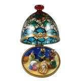Nativity under Stained Glass Dome Limoges