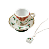 Christmas Teacup Limoges