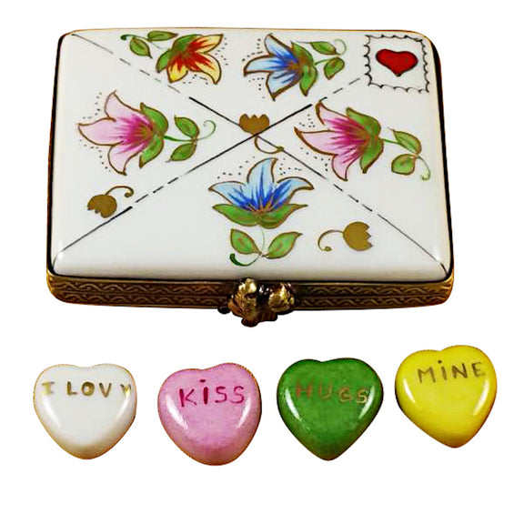 Valentine Envelope with Hearts Limoges