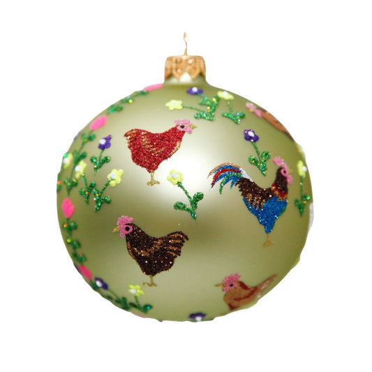 Thomas Glenn Poulet Ball Ornament