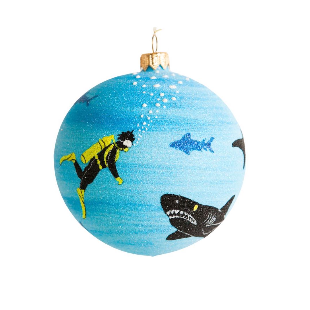 Thomas Glenn Shark Tank Ball Ornament