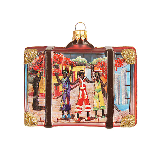 Cuba Suitcase Ornament