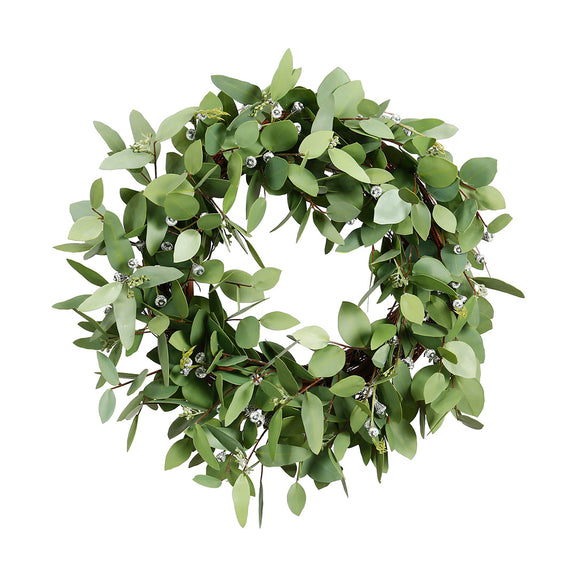 Seeded Eucalyptus Wreath, 24''