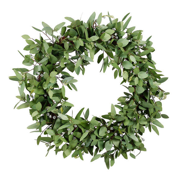 Seeded Eucalyptus Wreath, 30''