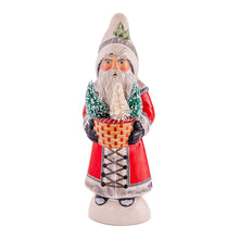 Vaillancourt Santa with Gold Basket