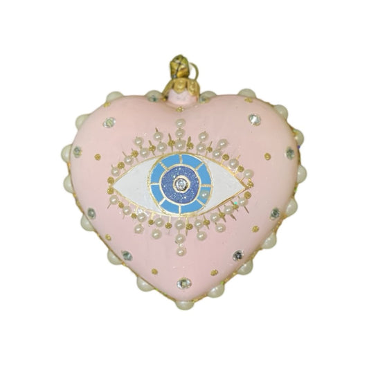 Jinglenog I.C.U. Pink Heart Ornament