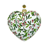 Holly Heart Ornament