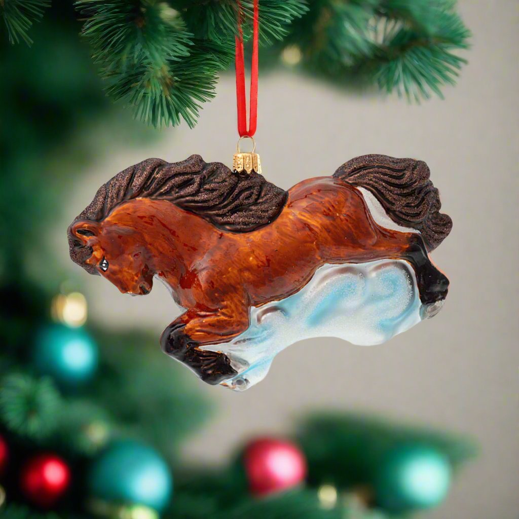 Jumping Horse Ornament