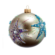 Sparkly Stars Ball Ornament