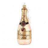 Pink Champagne Ornament