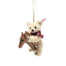 Steiff Limited-Edition Little Bear on Hobby Horse Ornament