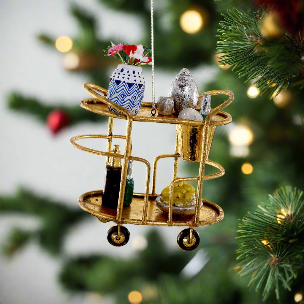 Bar Cart Ornament