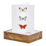 Butterfly Trio Note Cards, Set of 8