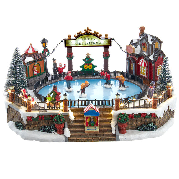 Lighted Holiday Ice Rink Musical