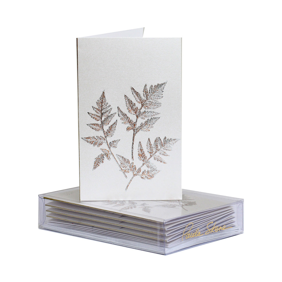 Paula Skene Fern Trio Mini Note Cards, Set of 8