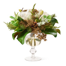 Blanche Magnolia Leaf & Berry Arrangement