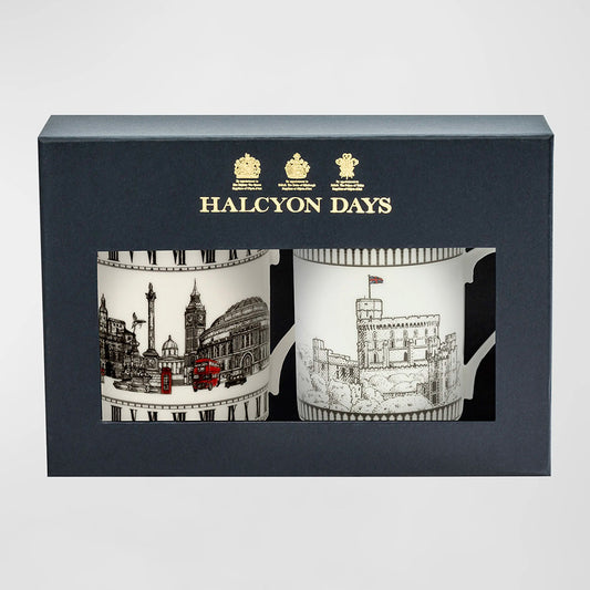 London Icons & Windsor Castle Mugs, Set of 2