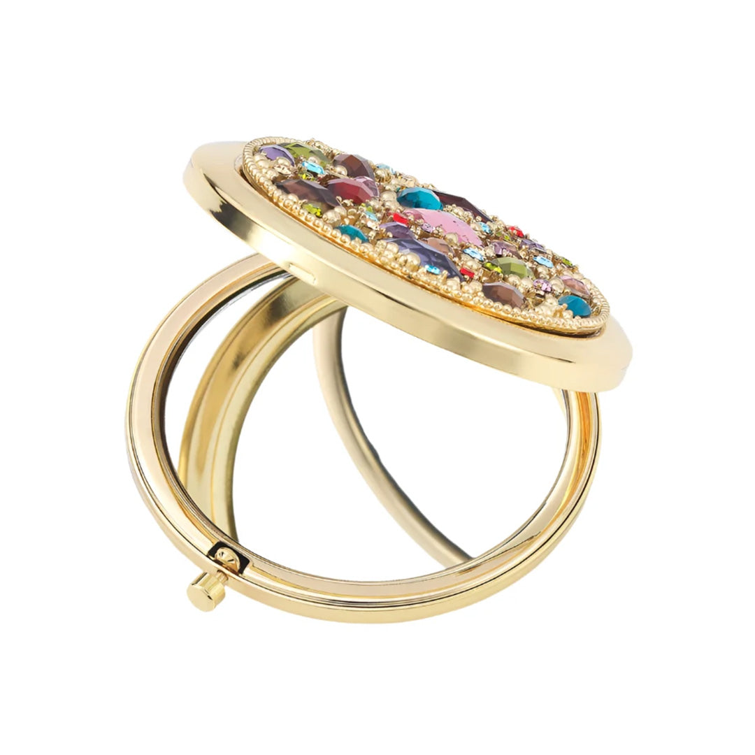 Jeweled Compact Mirror