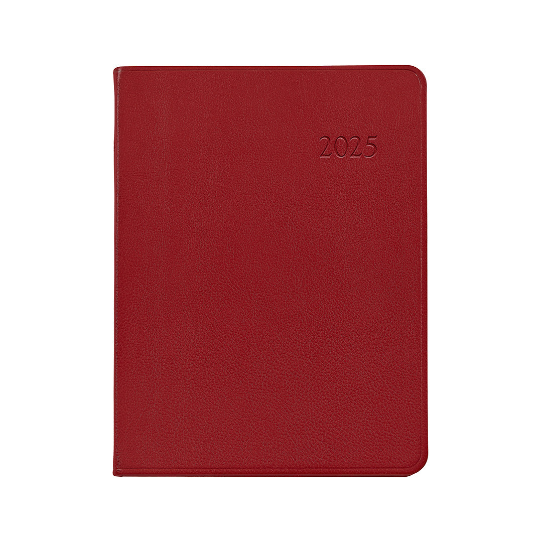 2025 Desk Diary, Red