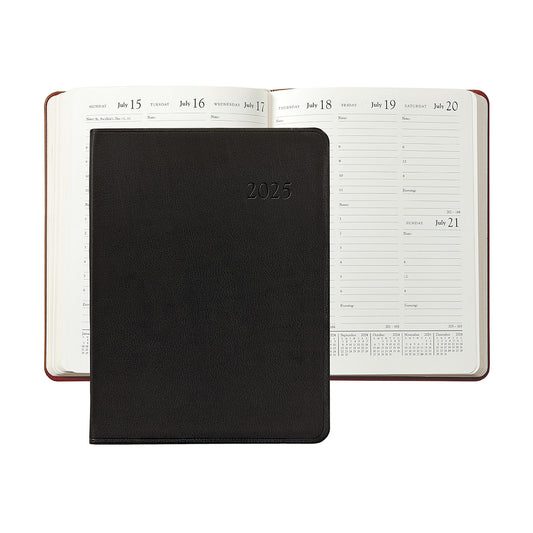 2025 Desk Diary, Black