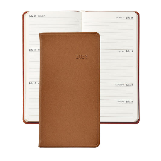 2025 Pocket Diary, British Tan