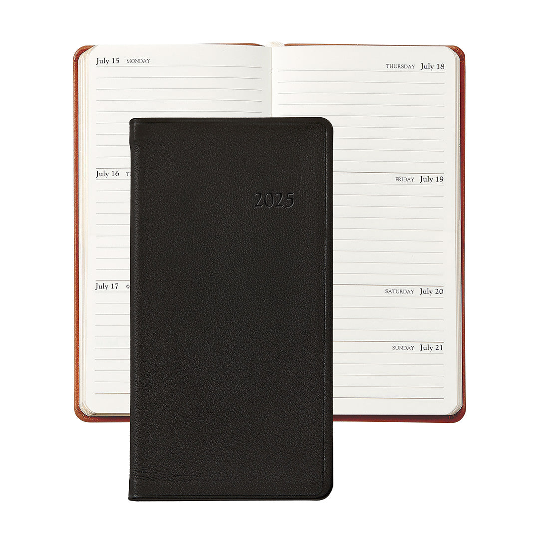 2025 Pocket Diary, Black