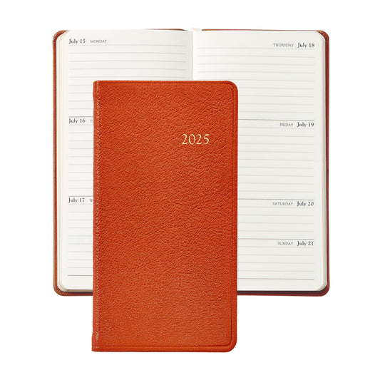 2025 Pocket Diary, Orange