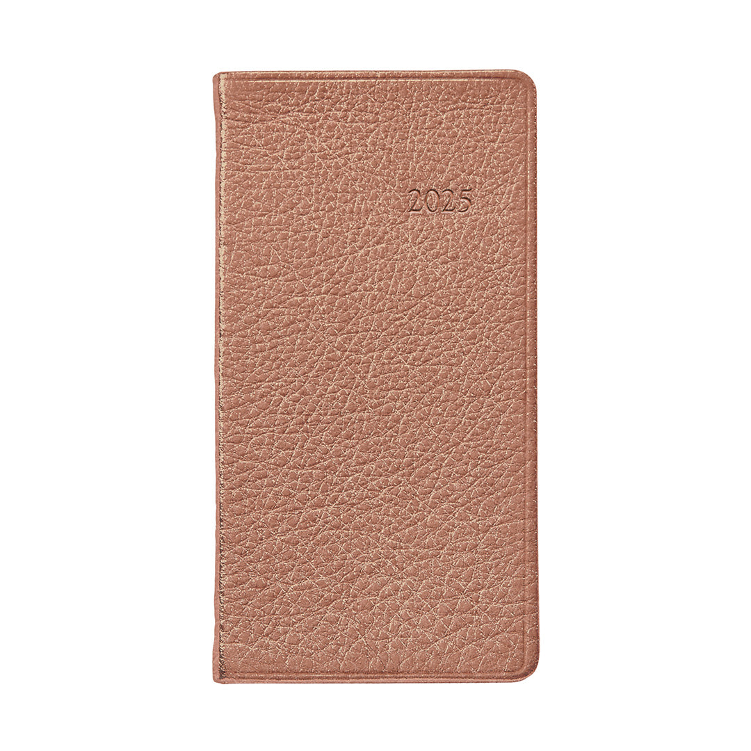 2025 Pocket Diary, Rose Gold