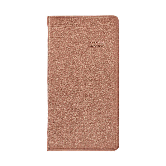 2025 Pocket Diary, Rose Gold