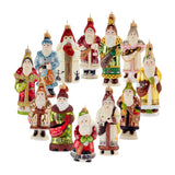 12 Days of Christmas Santas Ornament Set