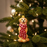 Winter Golden Retriever Ornament