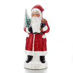 Ino Schaller Red Glittered Coat Santa