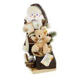 Steinbach Santa with Steiff Bear Nutcracker