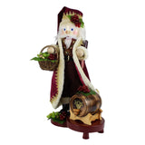 Cozy Wine Santa Nutcracker